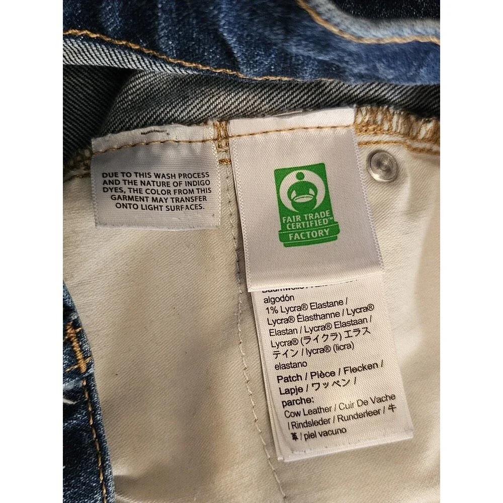 J.CREW Wide Leg Trouser Jeans Size 32 High Rise Denim Blue Wash Streetwear Skate